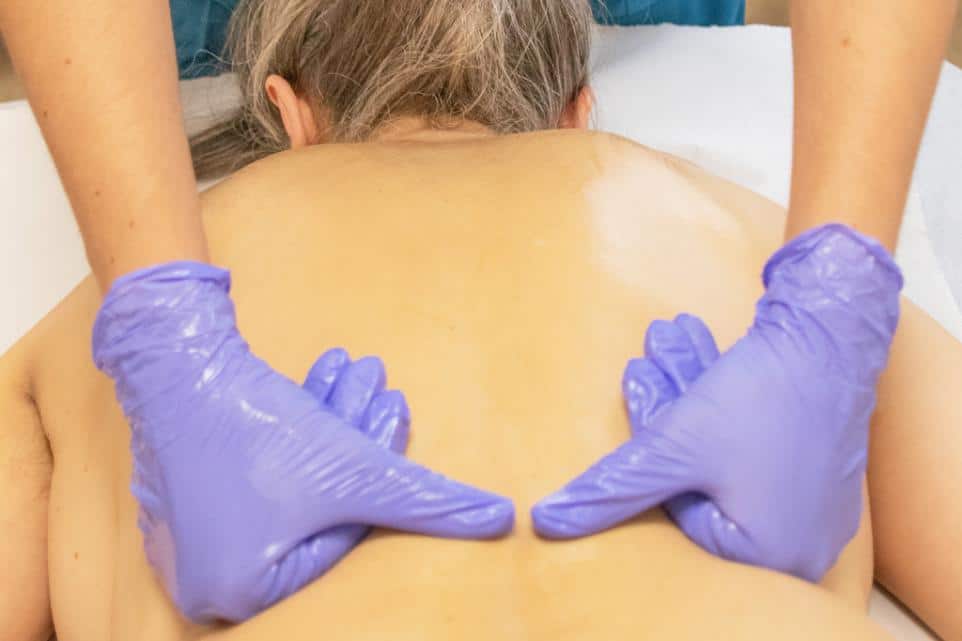 Masaje TNDR aplicado a dolor de espalda